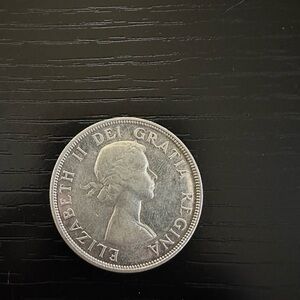 1953 Canada Silver Dollar Elizabeth II AU/ Prooflike